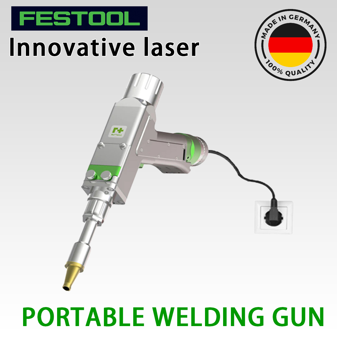 9000W multifunkční laserová svařovací pistole (svařování zlato/stříbro/měď/železo/hliník/nerezová ocel), svařování (tři v jednom) + čištění + řezání (tloušťka řezu 0-28 mm)